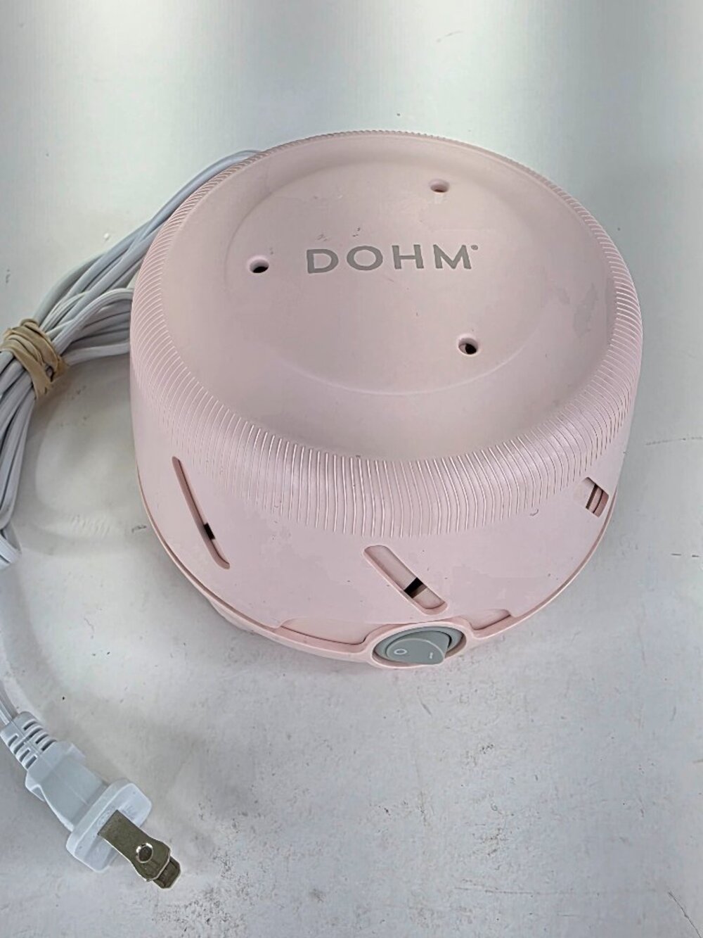 Yogasleep Dohm Uno White Noise Machine Pink Fan-Based Adjustable Tone